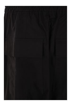 Pantaloni sportivi crop in cotone nero RICK OWENS | RU01E5381P09